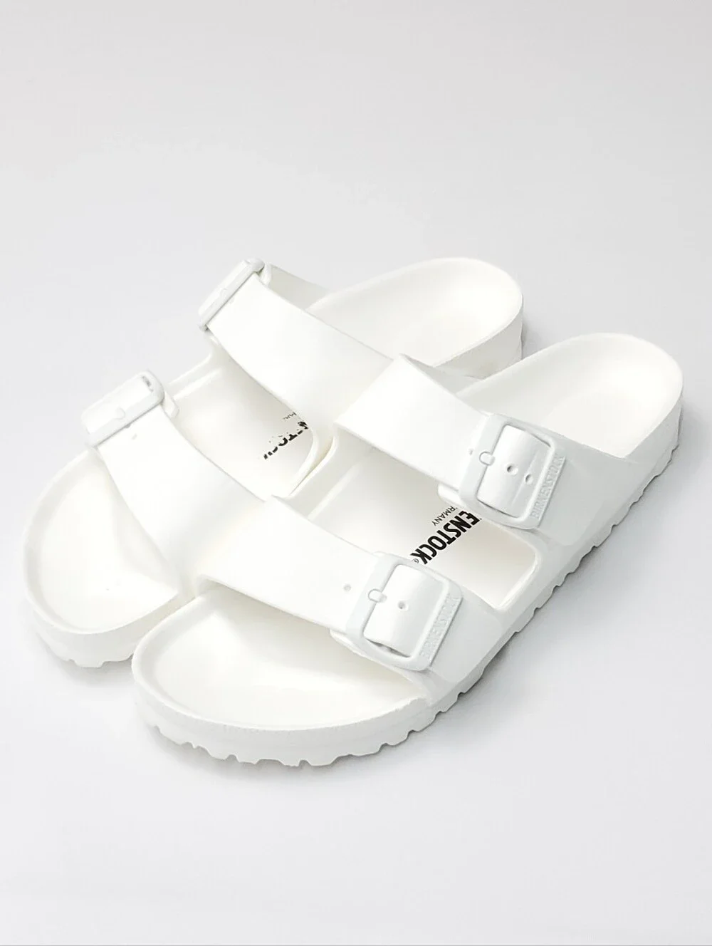 Birkenstock Arizona EVA White Waterproof Double Strap Slide Sandals Size 8-8.5